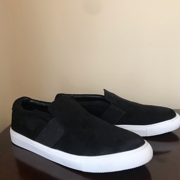 Steve Madden Black Slip On Sneakers Size 6 - Picture 4 of 7